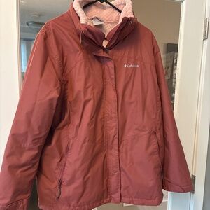 Columbia Women's Bugaboo II Fleece Interchange Jacket Size 2X